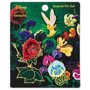 NWT Disney x Loungefly Alice in Wonderland Pin Set
